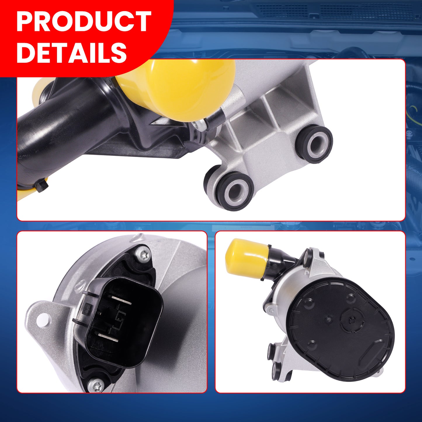 MOCA 130-9080 Electric Engine Water Pump Fit for 2019-2025 Cadillac XT4 2.0L & 2020-2025 Chevrolet Blazer 2.0L & 2021-2025 Buick Envision 2.0L & 2020-2023 GMC Acadia 2.0L