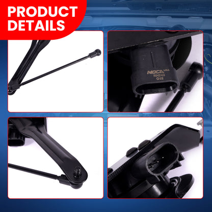 Sensor de altura de nivelación MOCA RH5231 delantero derecho para Chevrolet Silverado 1500 (4,3 L, 5,3 L y 6,2 L) y GMC Sierra 1500 (4,3 L, 5,3 L y 6,2 L) (2015-2018)
