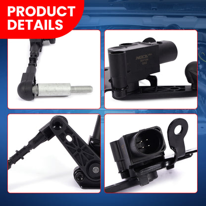Sensor de nivel de altura de manejo MOCA V10-72-0154 delantero izquierdo compatible con Audi A6 2.0L 2012-2018 y Audi A6 A7 Quattro 3.0L 2012-2018