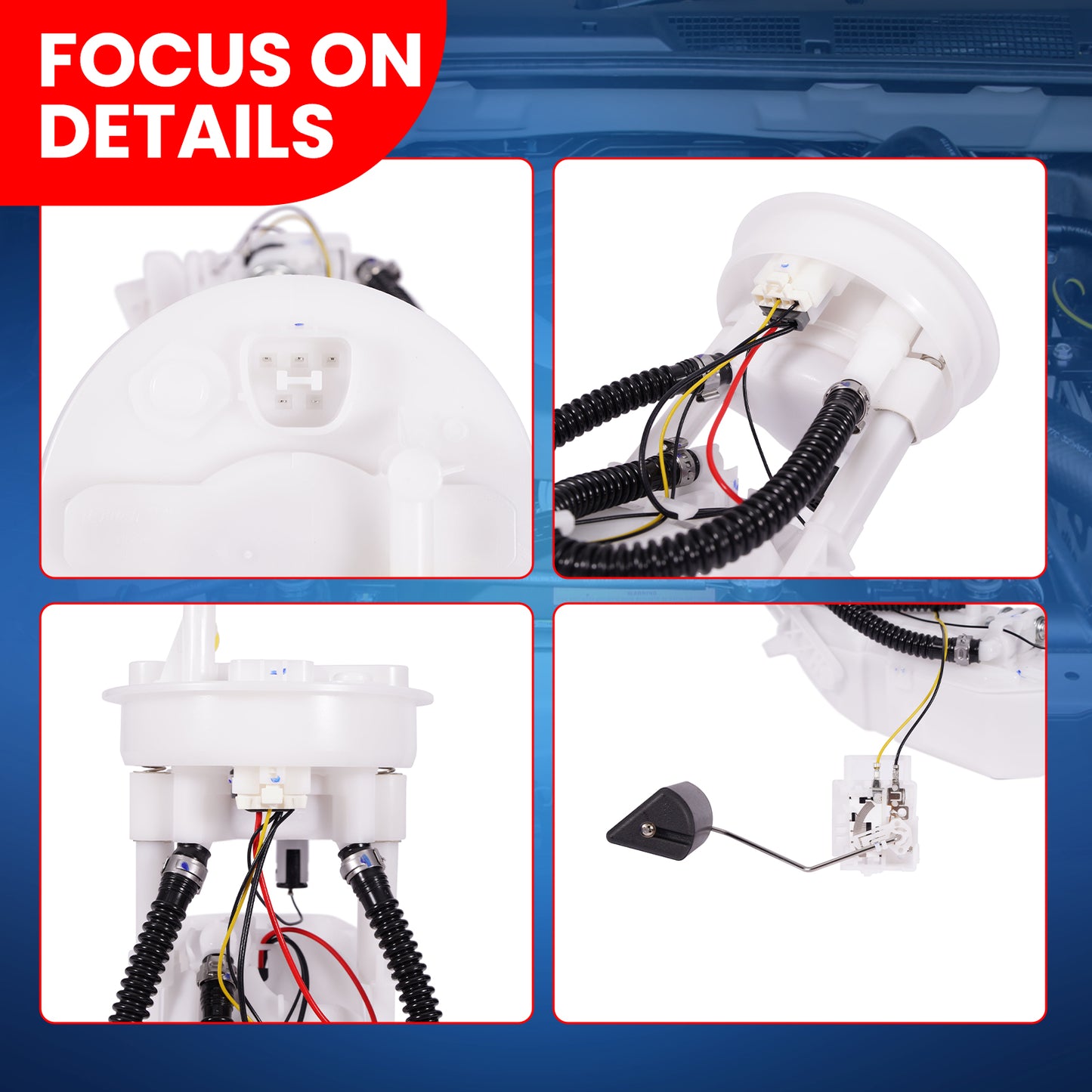 MOCA E8566M Fuel Pump Module Assembly for 2003-2005 Honda Civic 1.3L & 2001-2005 Honda Civic 1.7L & 2002-2005 Honda Civic 2.0L