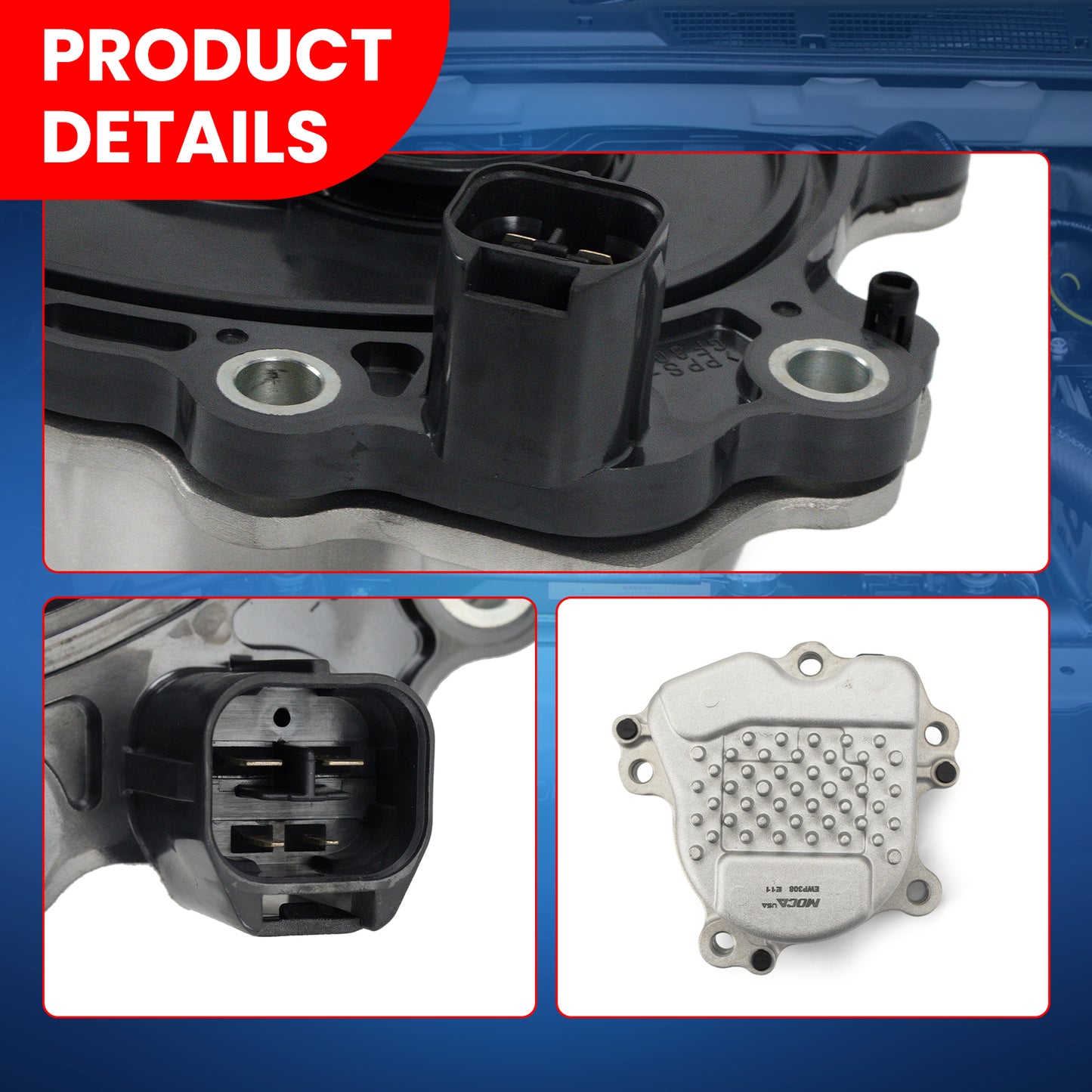 MOCA Electric Engine Water Pump Fit for 2012-2017 Toyota Camry 2.5L & 2013-2018 Lexus ES300h 2.5L