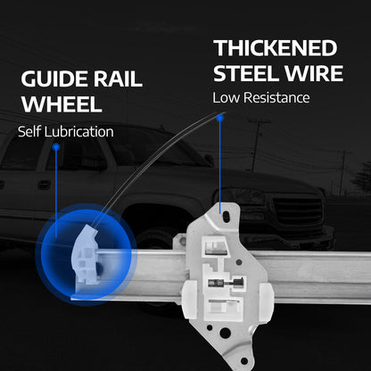 Front Left Power Window Regulator W/ Motor for 05-21 Nissan 09-10 Suzuki 741-348