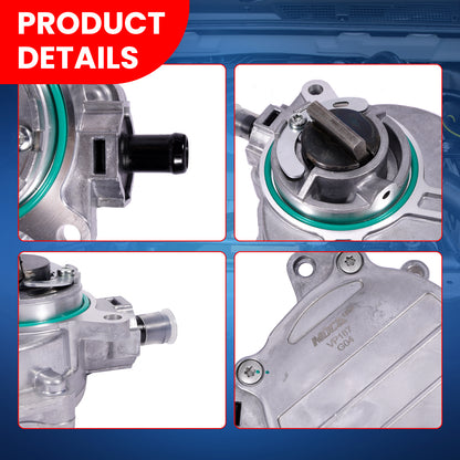 MOCA VCP187 Vacuum Pump Fit for 2009-2014 Audi TTS Quattro 2.0L & 2012-2013 Volkswagen Golf R 2.0L