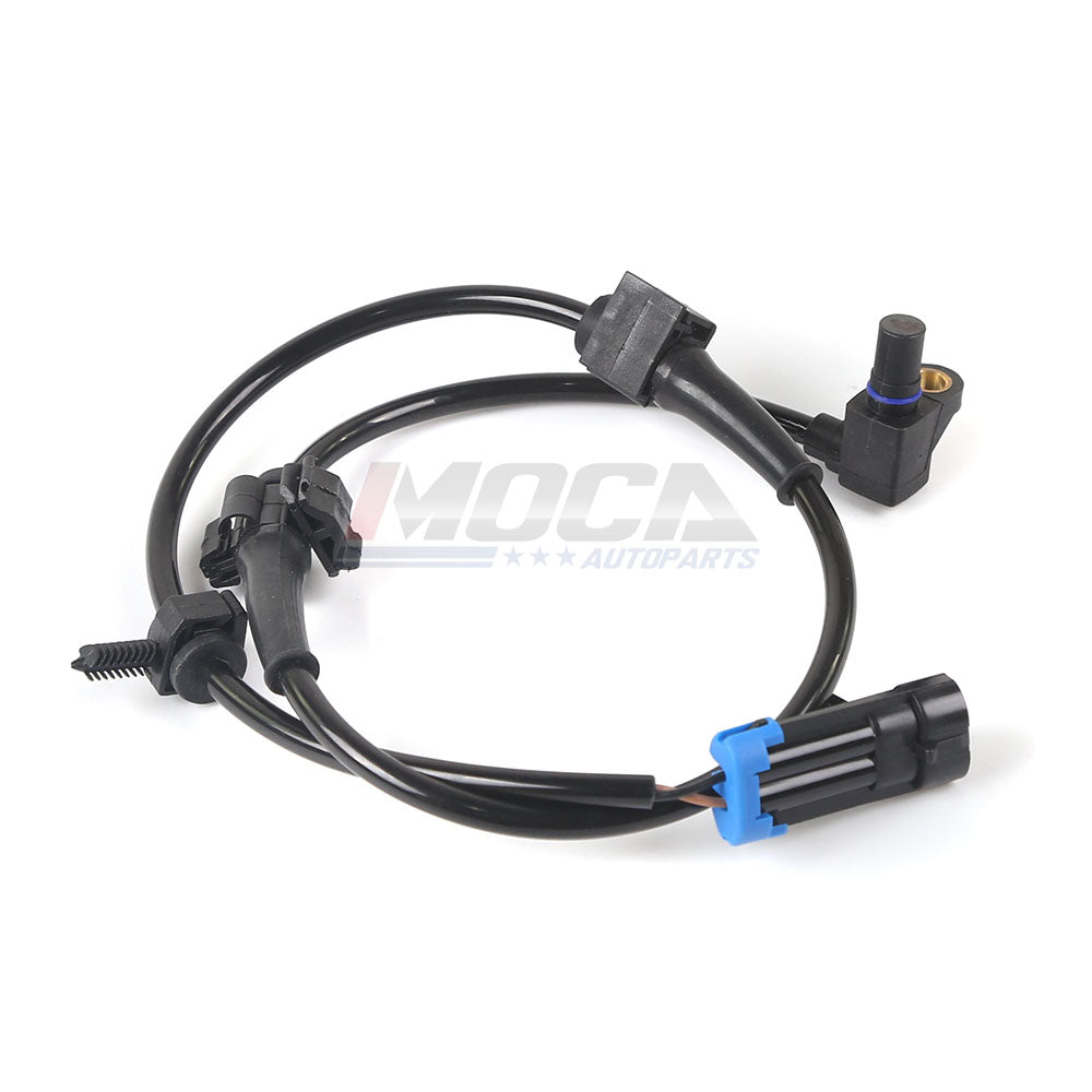 Sensor de velocidad de rueda ABS MOCA delantero izquierdo o derecho para Cadillac Escalade 5.3L 02-04 y Chevrolet Avalanche 1500 5.3L 02-06 y Chevrolet Express 2500 4.3L 4.8L 5.3L 6.0L 03-05 y Chevrolet Silverado 1500 5.3L 6.0L 99-06
