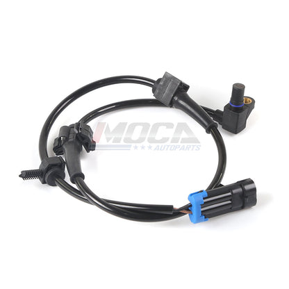 Sensor de velocidad de rueda ABS MOCA delantero izquierdo o derecho para Cadillac Escalade 5.3L 02-04 y Chevrolet Avalanche 1500 5.3L 02-06 y Chevrolet Express 2500 4.3L 4.8L 5.3L 6.0L 03-05 y Chevrolet Silverado 1500 5.3L 6.0L 99-06