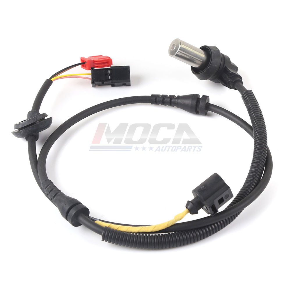 Sensor de velocidad de rueda ABS MOCA delantero izquierdo o derecho para Audi A4 1.8L 99-01 y Audi A4 Quattro 1.8L 2.8L 99-01 y Volkswagen Passat 1.8L 2.8L 98-05 y Volkswagen Passat 2.0L 04-05 y Volkswagen Passat 4.0L 02-04