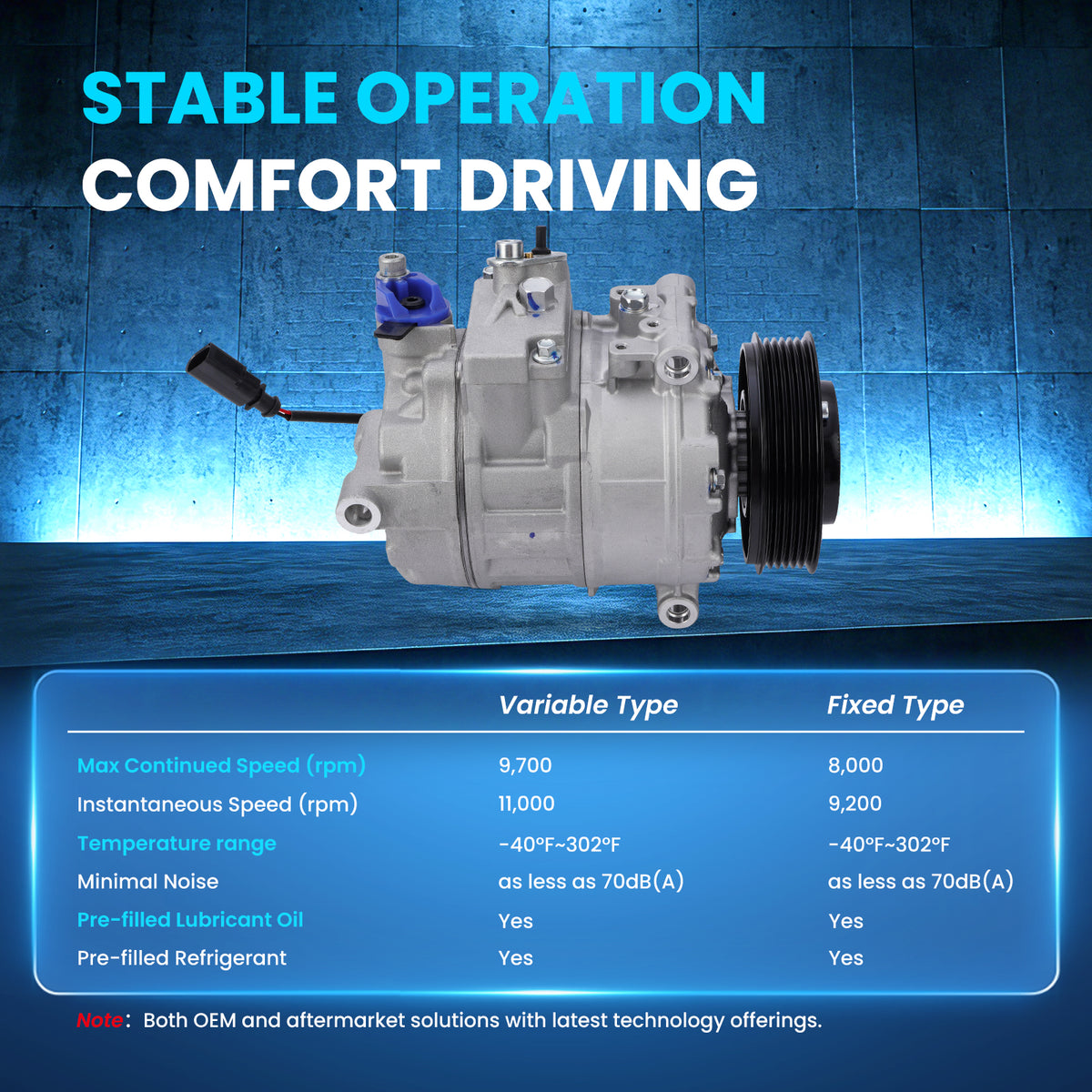 MOCA AC Compressor - AC30795