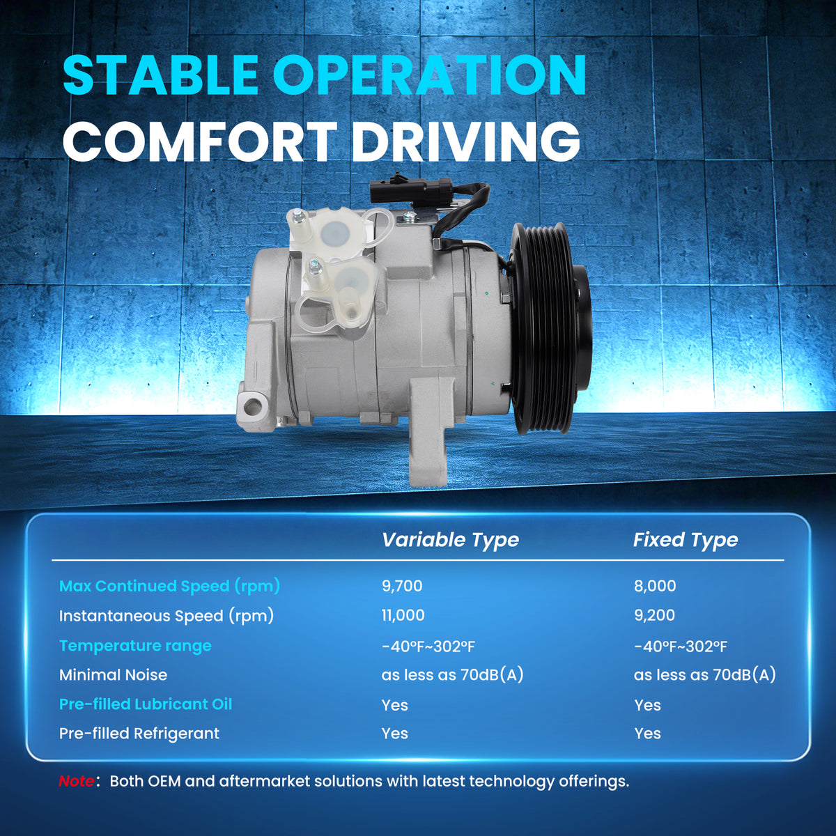 MOCA AC Compressor - AC31004