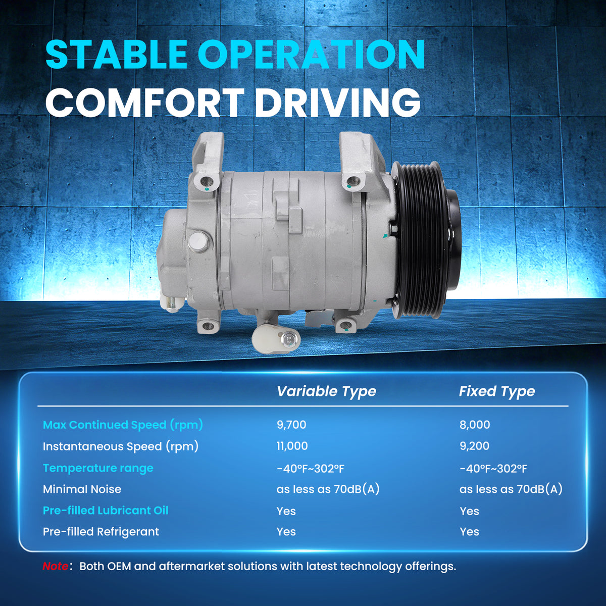 MOCA AC Compressor - AC31072