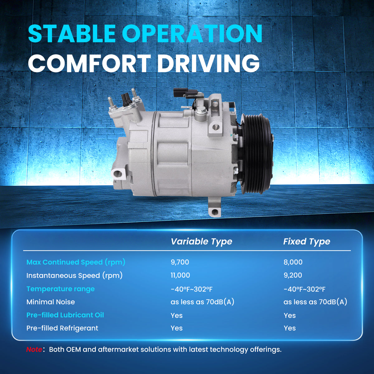 MOCA AC Compressor - AC31276