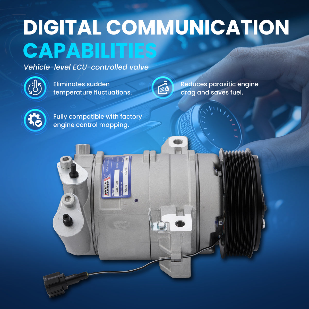 MOCA AC Compressor - AC31280