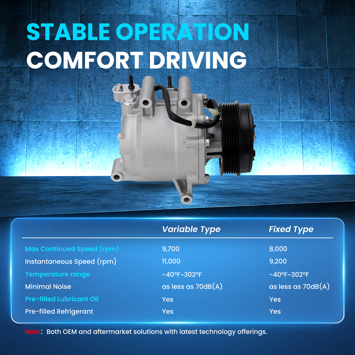MOCA AC Compressor - AC31497