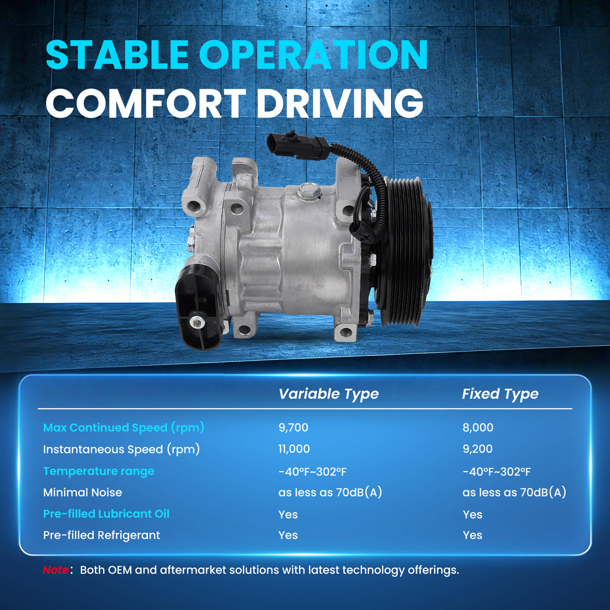 MOCA AC Compressor - AC31501