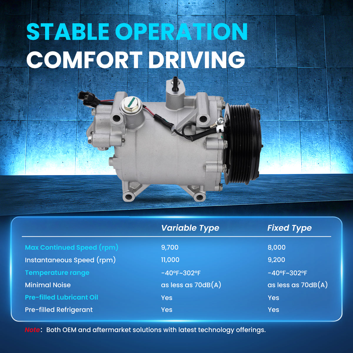 MOCA AC Compressor - AC31502