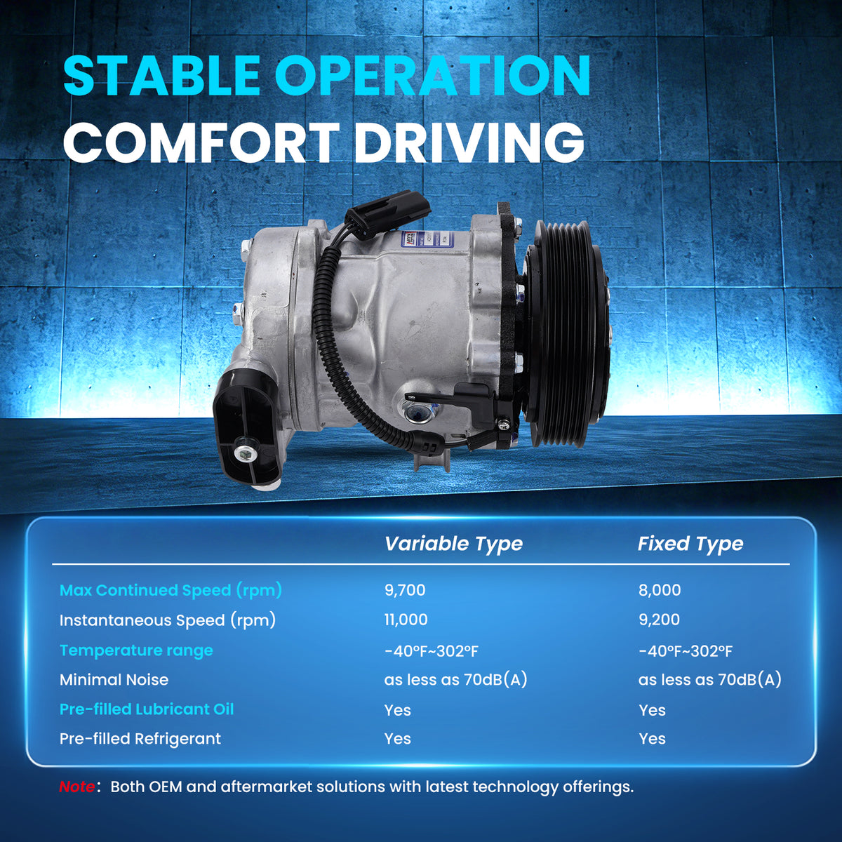 MOCA AC Compressor - AC31511