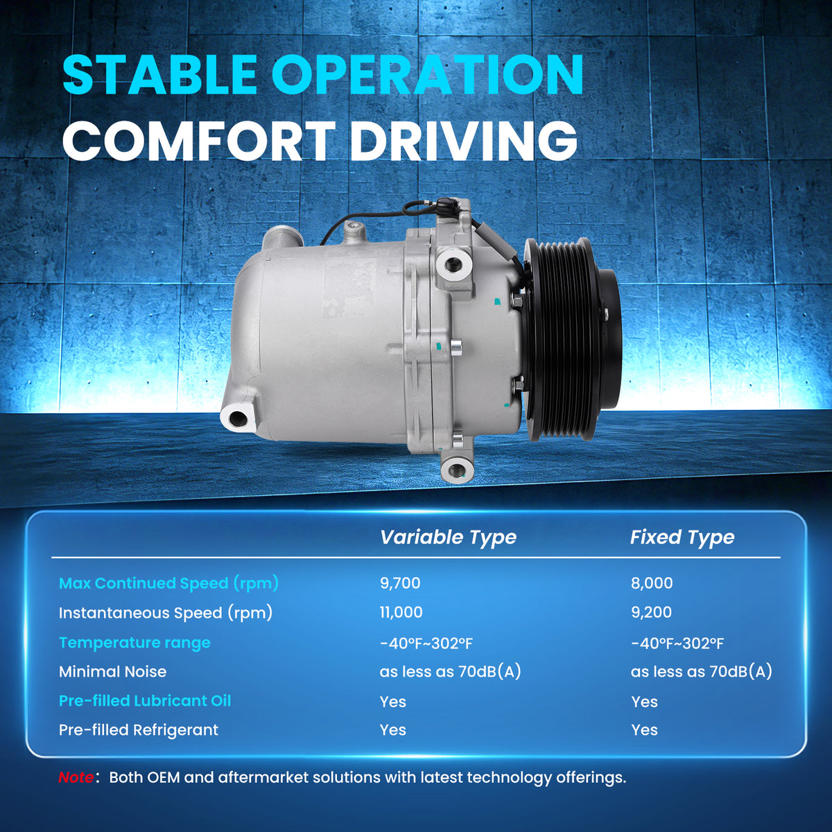 MOCA AC Compressor - AC31513