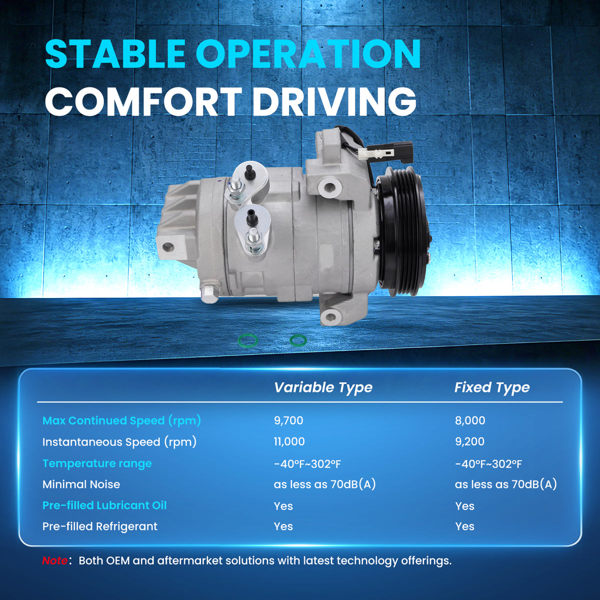 MOCA AC Compressor - AC31514