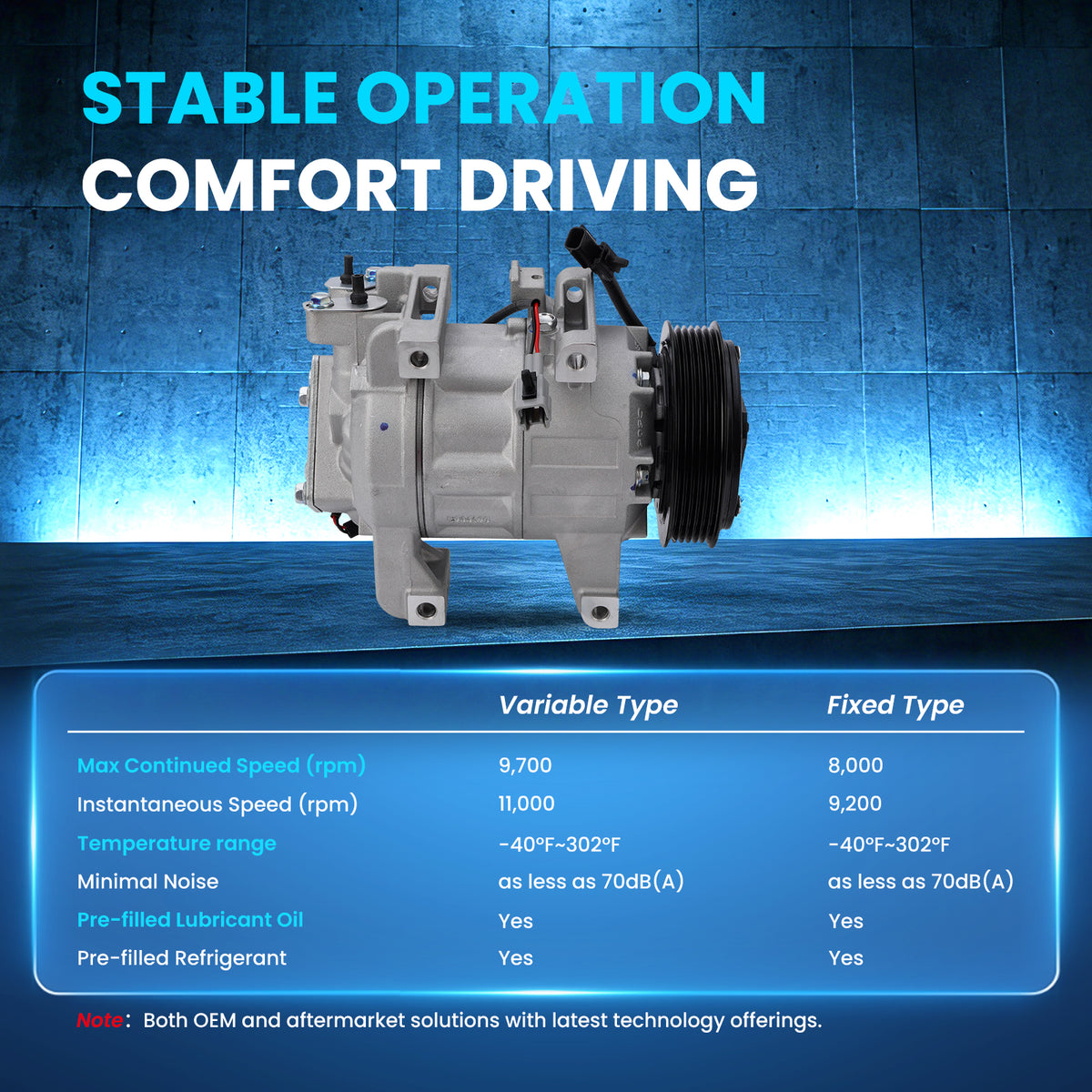 MOCA AC Compressor - AC31515