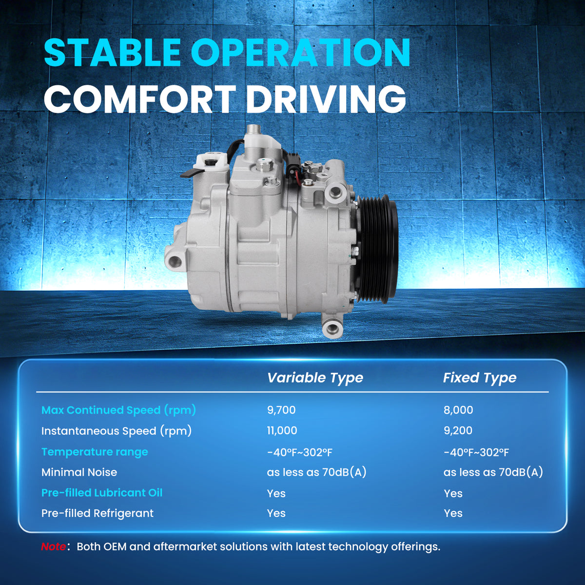 MOCA AC Compressor - AC31517