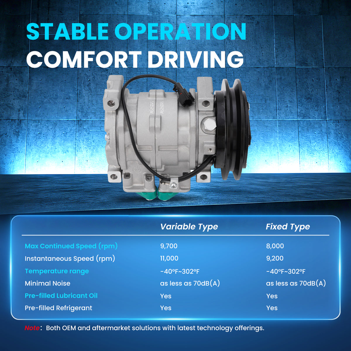 MOCA AC Compressor - AC31520