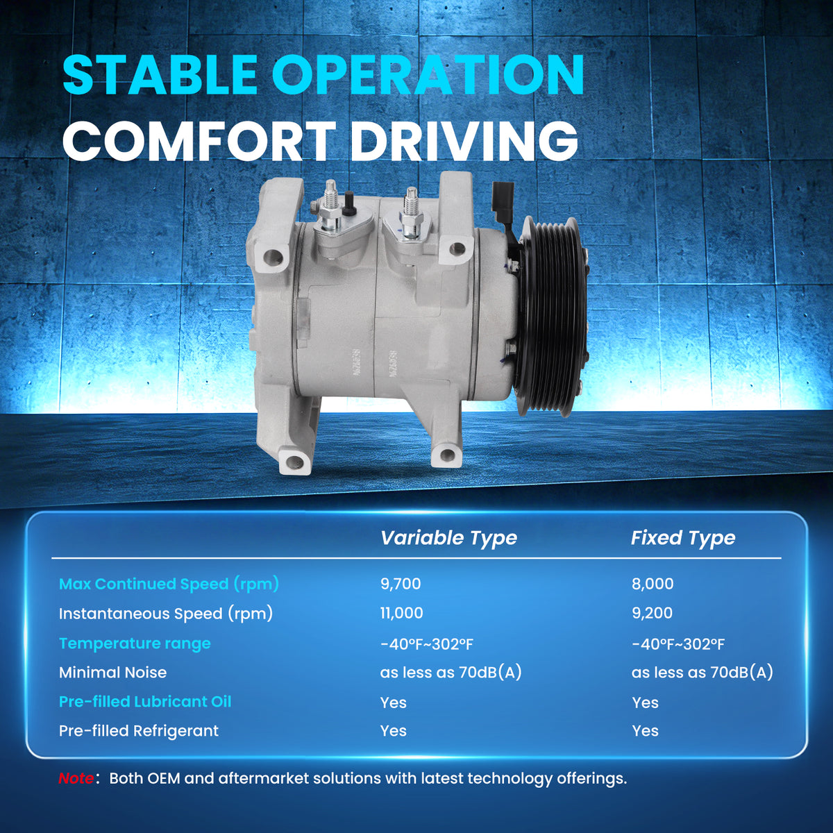 MOCA AC Compressor - AC31521