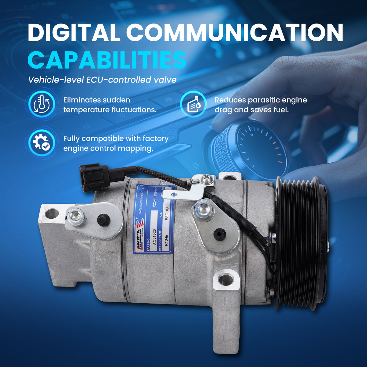 MOCA AC Compressor - AC31523