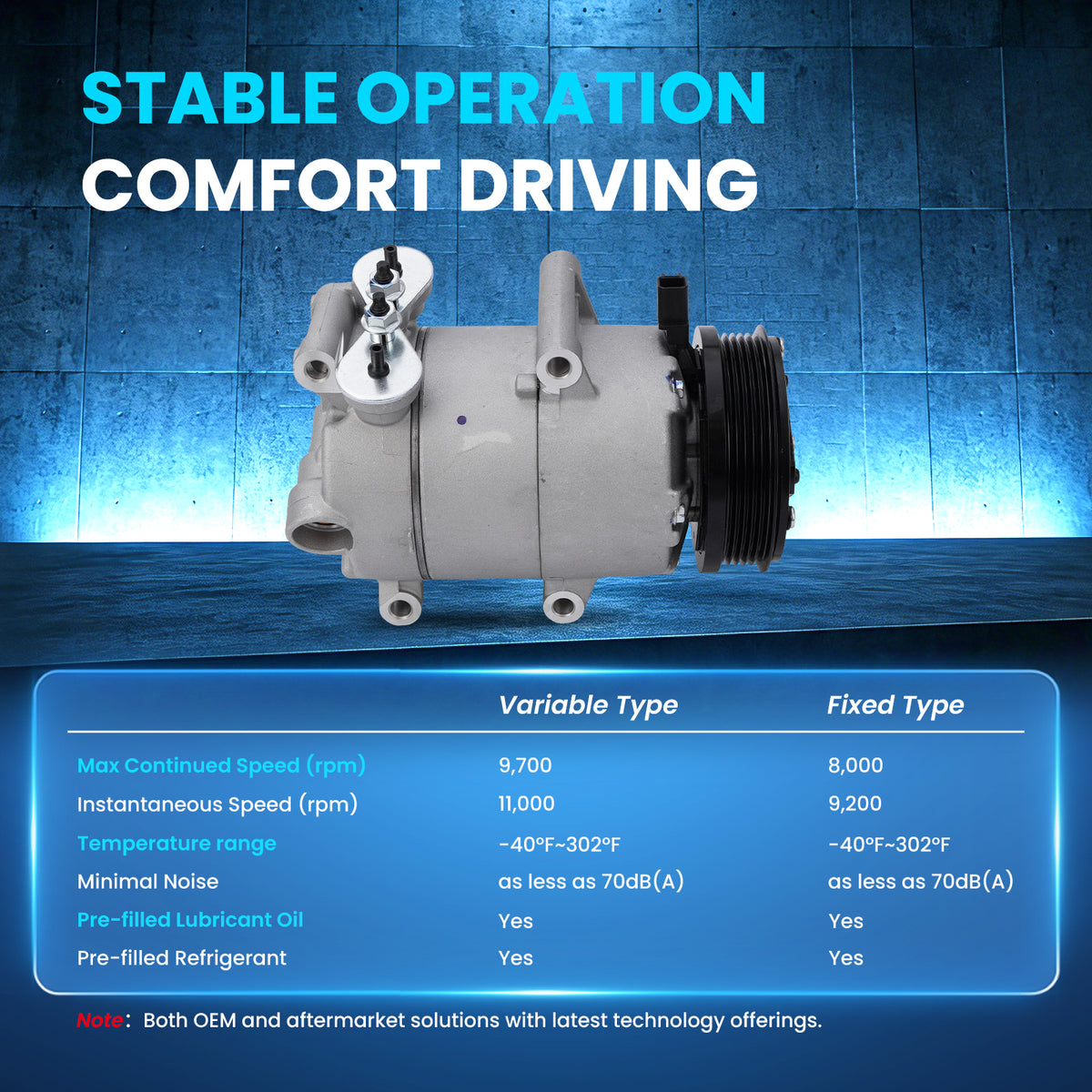 MOCA AC Compressor - AC31528