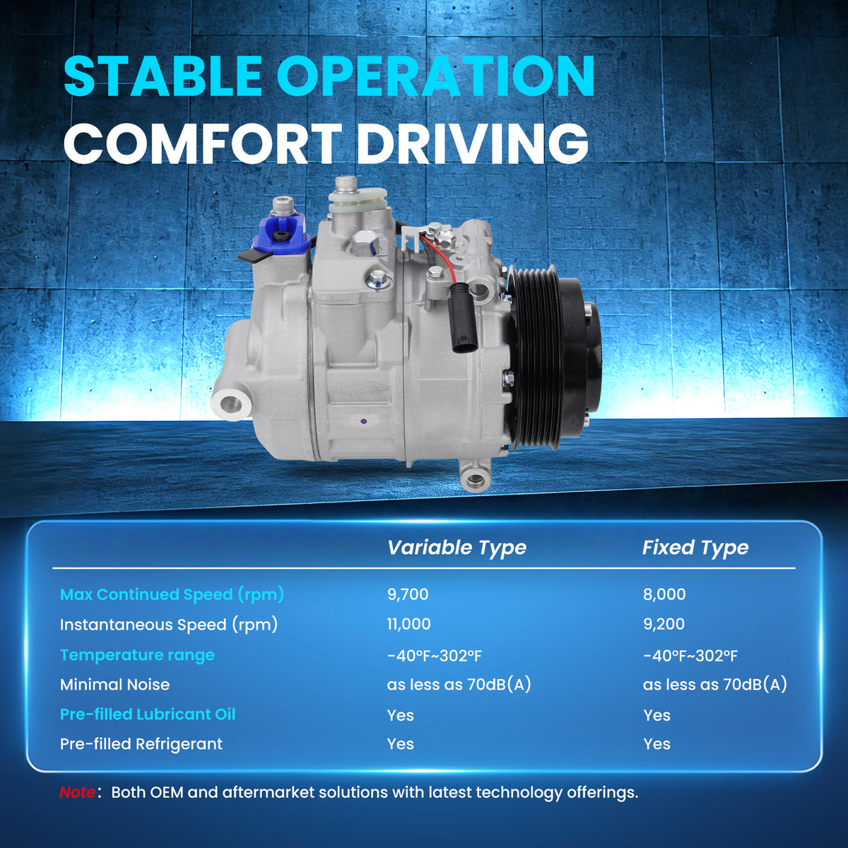 MOCA AC Compressor - AC31529
