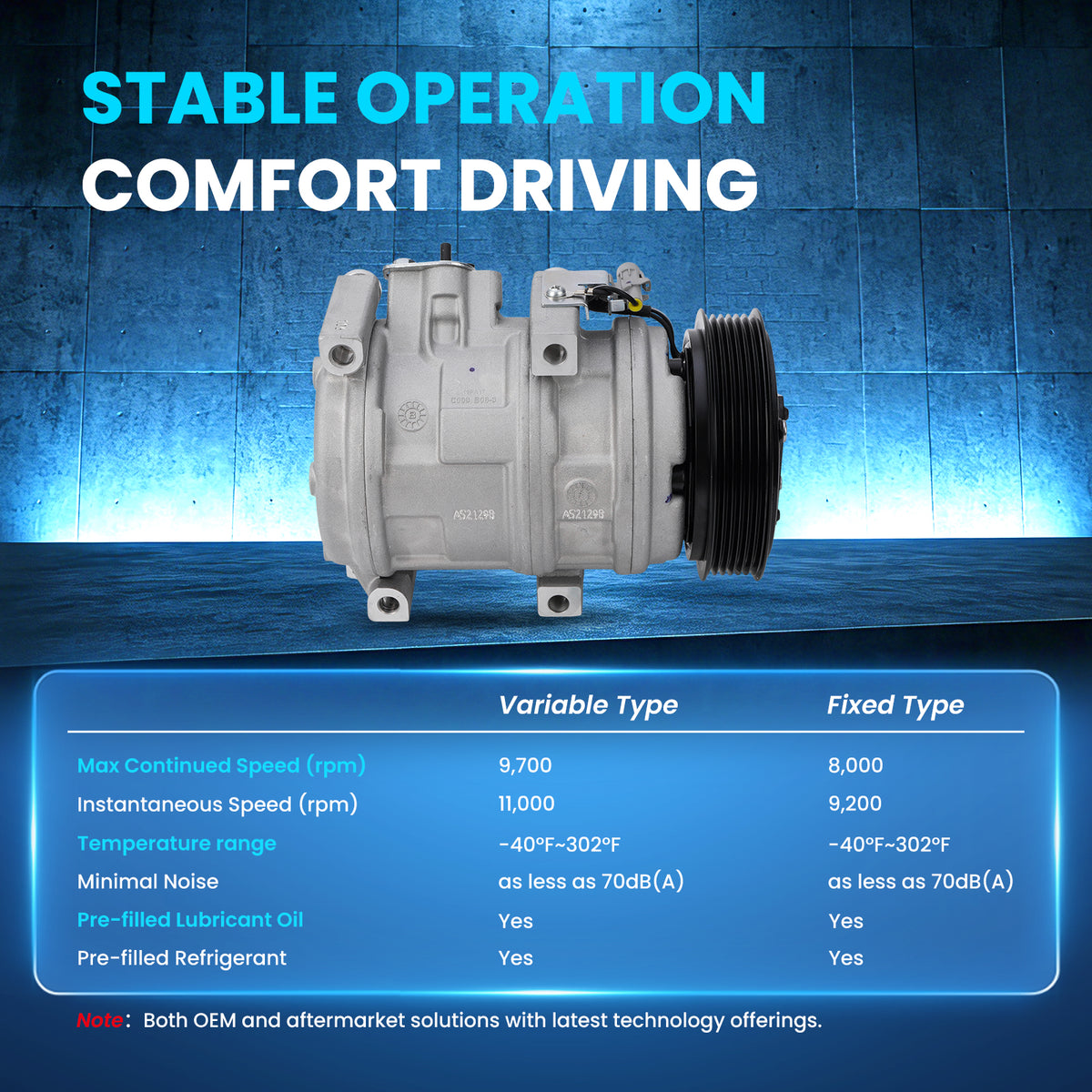 MOCA AC Compressor - AC31530