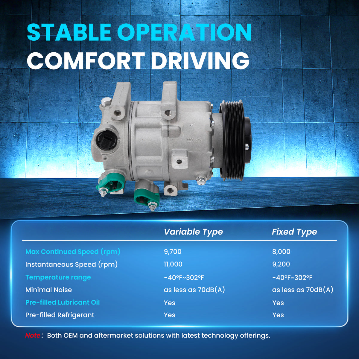 MOCA AC Compressor - AC31537