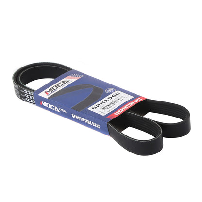 MOCA Serpentine Belt 6PK1960 for 2013-2015 Cadillac ATS 3.6L & 2014-2015 Chevrolet Camaro All Configurations & 2011-2019 Dodge Grand Caravan 3.6L