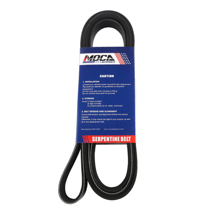 MOCA Serpentine Belt 6PK1830 for 2009-2011 BMW Z4 3.0L & 1998-2000 Ford Contour 2.5L & 1999-2000 Mercury Cougar 2.5L & 2004-2006 Suzuki Verona 2.5L