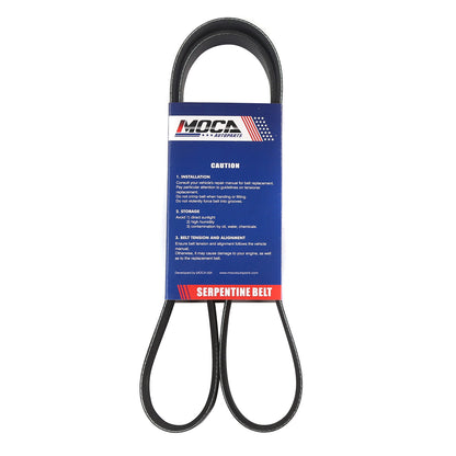 MOCA Serpentine Belt 6PK1860 for 2001-2004 Nissan Frontier 3.3L & 2011 Porsche 911 3.8L 4.0L & 2002-2004 Nissan Xterra 3.3L