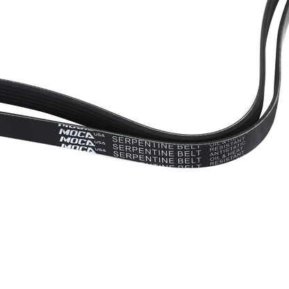 MOCA Serpentine Belt 6PK1885 for 2002-2005 Audi A4 3.0L & 1998-2001 Audi A4 Quattro 2.8L & 2004-2008 Chevrolet Aveo 1.6L & 2003-2007 Toyota Matrix 1.8L