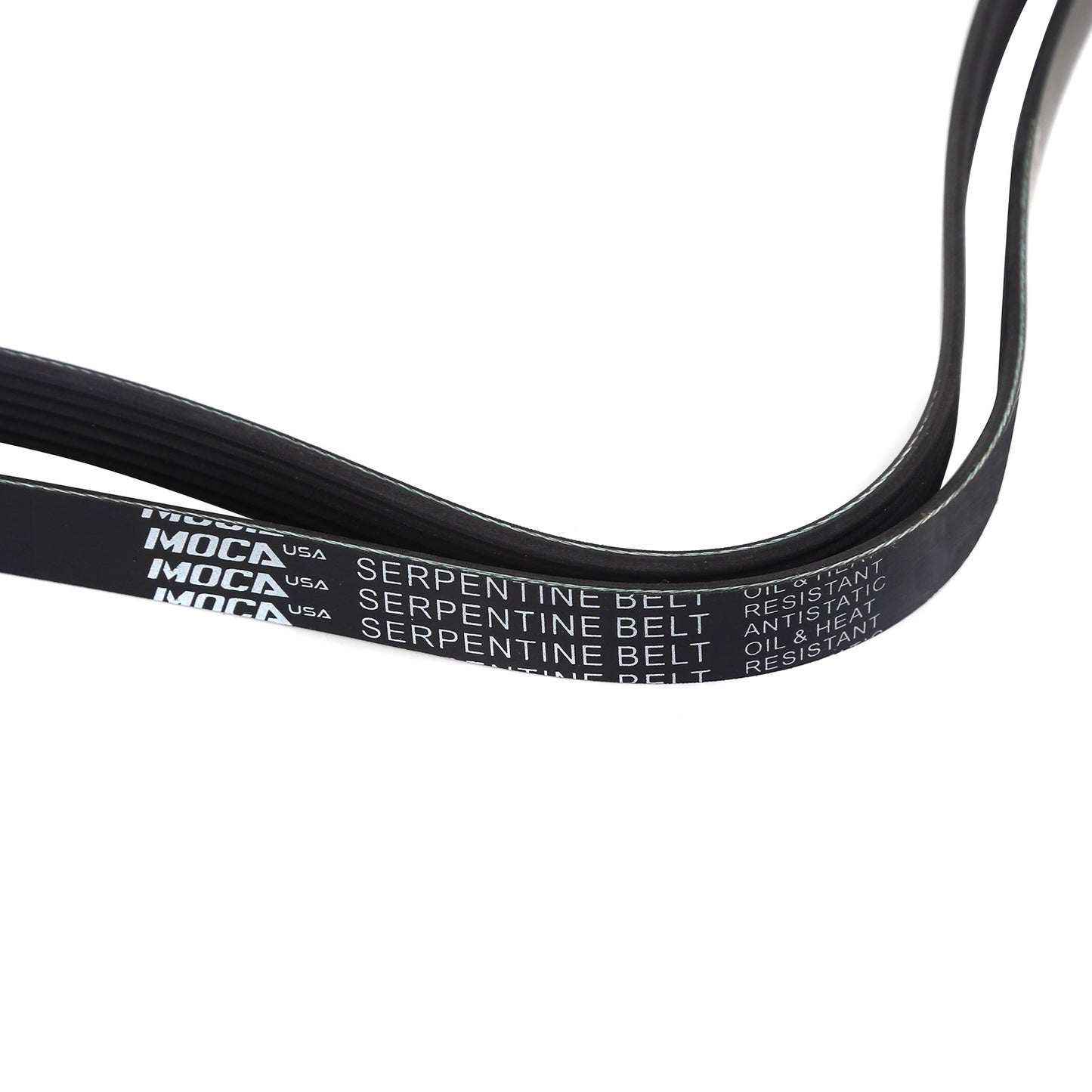 MOCA Serpentine Belt 6PK1840 for 1986-1987 Buick Century 3.8L & 1999-2005 Buick Park Avenue 3.8L & 2014-2017 Chevrolet Caprice 6.0L & 2011-2014 Mazda 2 1.5L