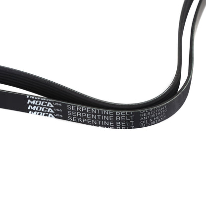 MOCA Serpentine Belt 6PK1840 for 1986-1987 Buick Century 3.8L & 1999-2005 Buick Park Avenue 3.8L & 2014-2017 Chevrolet Caprice 6.0L & 2011-2014 Mazda 2 1.5L
