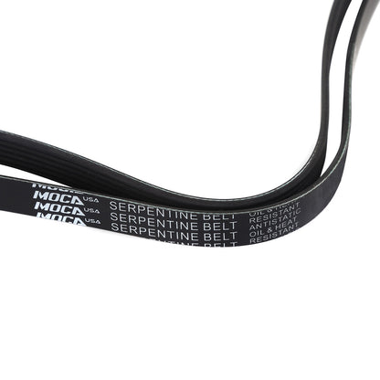 MOCA Serpentine Belt 6PK2060 for 2012-2019 Lexus GS F 5.0L & 2014-2019 Ram 1500 3.0L & 2013-2014 Chevrolet Camaro 6.2L & 2006-2010 Kia Optima 2.7L