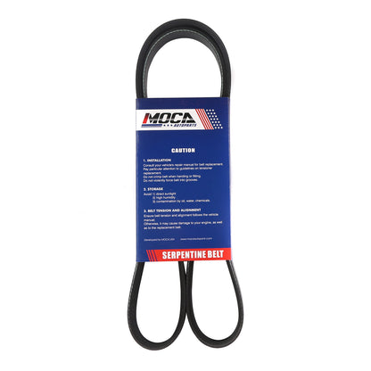 MOCA Serpentine Belt 6PK1960 for 2013-2015 Cadillac ATS 3.6L & 2014-2015 Chevrolet Camaro All Configurations & 2011-2019 Dodge Grand Caravan 3.6L
