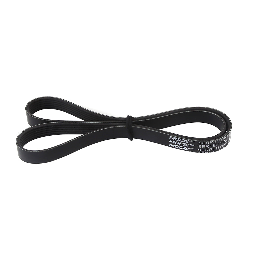 MOCA Serpentine Belt 6PK2040 for 07-09 Dodge Caliber 1.8L & 09-10 Ford E-150 4.6L & 09-10 Ford E-350 Super Duty 5.4L & 98-00 Mercury Mystique 2.0L