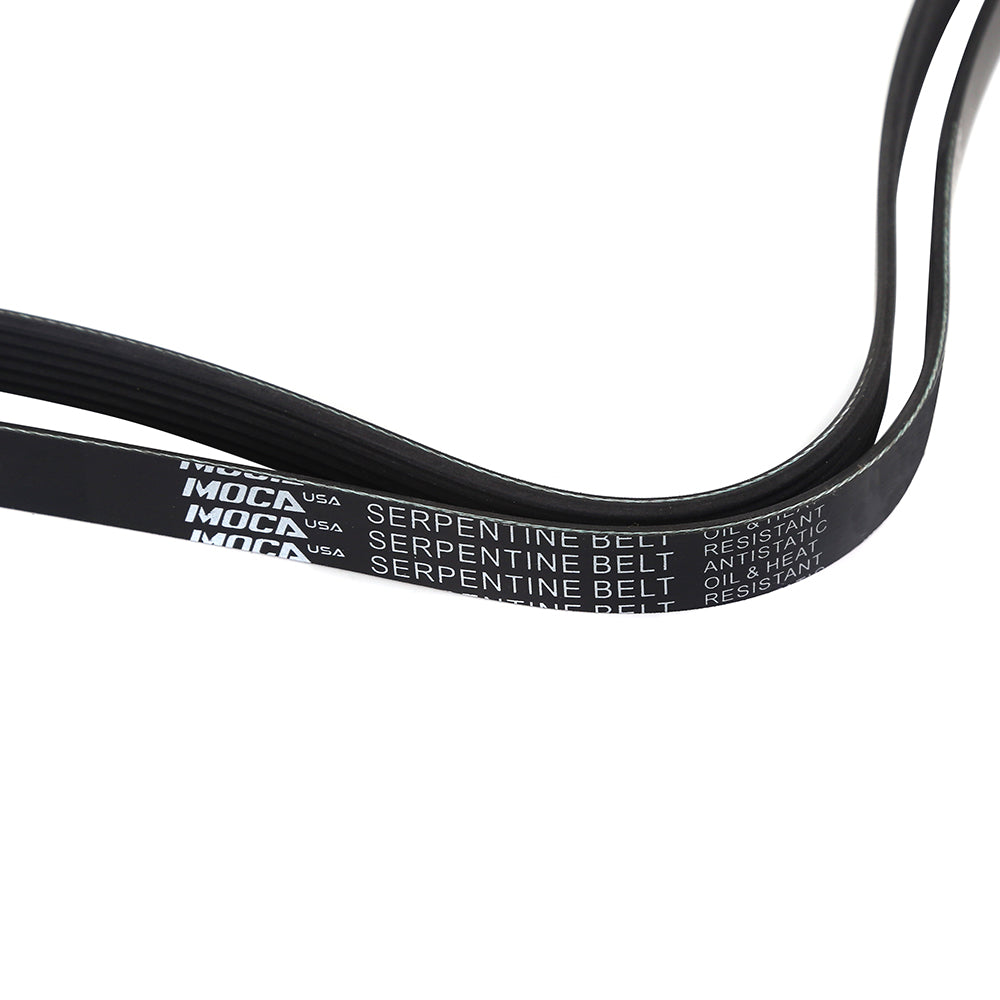 MOCA Serpentine Belt 6PK2040 for 07-09 Dodge Caliber 1.8L & 09-10 Ford E-150 4.6L & 09-10 Ford E-350 Super Duty 5.4L & 98-00 Mercury Mystique 2.0L