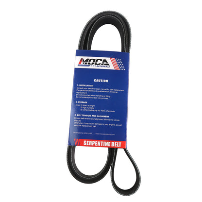 MOCA Serpentine Belt 6PK1955 for 1987-1992 Buick Century 2.5L & 1993-1995 Pontiac Firebird 3.4L & 2013-2014 Volkswagen Routan All Configurations