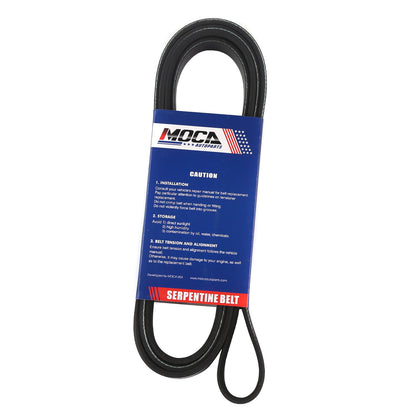 MOCA Serpentine Belt 6PK1970 for 1993-1995 Pontiac Firebird 3.4L & 1993-1995 Chevrolet Camaro 3.4L & 2015-2016 GMC Canyon 3.6L & 1999-2000 Mercury Cougar 2.0L