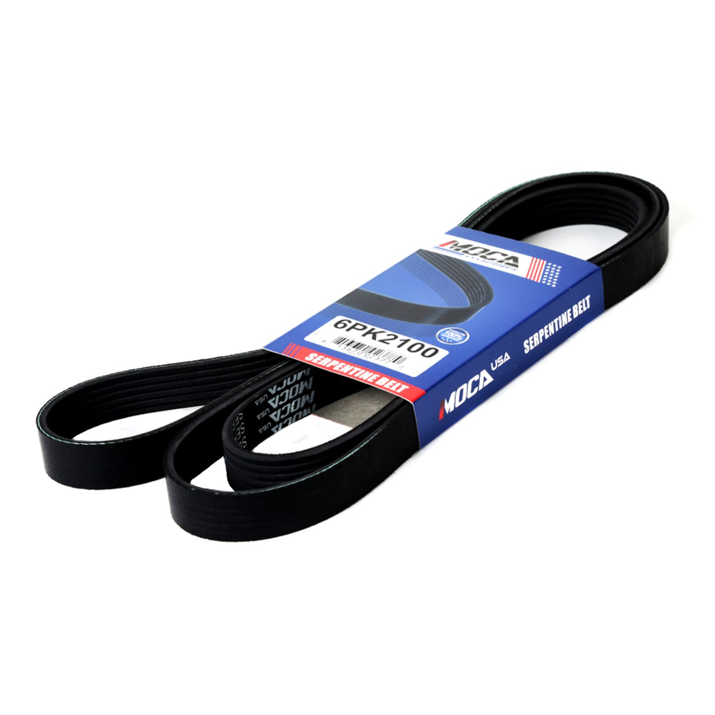 Serpentine Belt Fits 1982-2008 Buick Cadillac Dodge Ford 2.0-6.0 EPDM 6PK2100