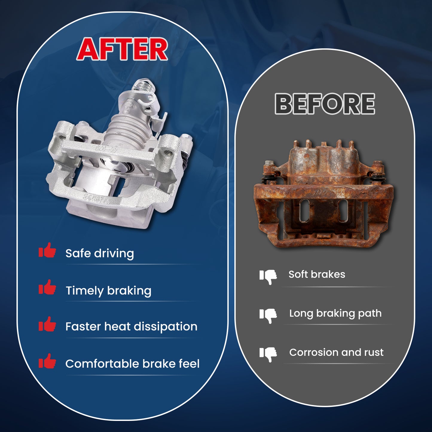 MOCA Disc Brake Calipers - BCP5010K