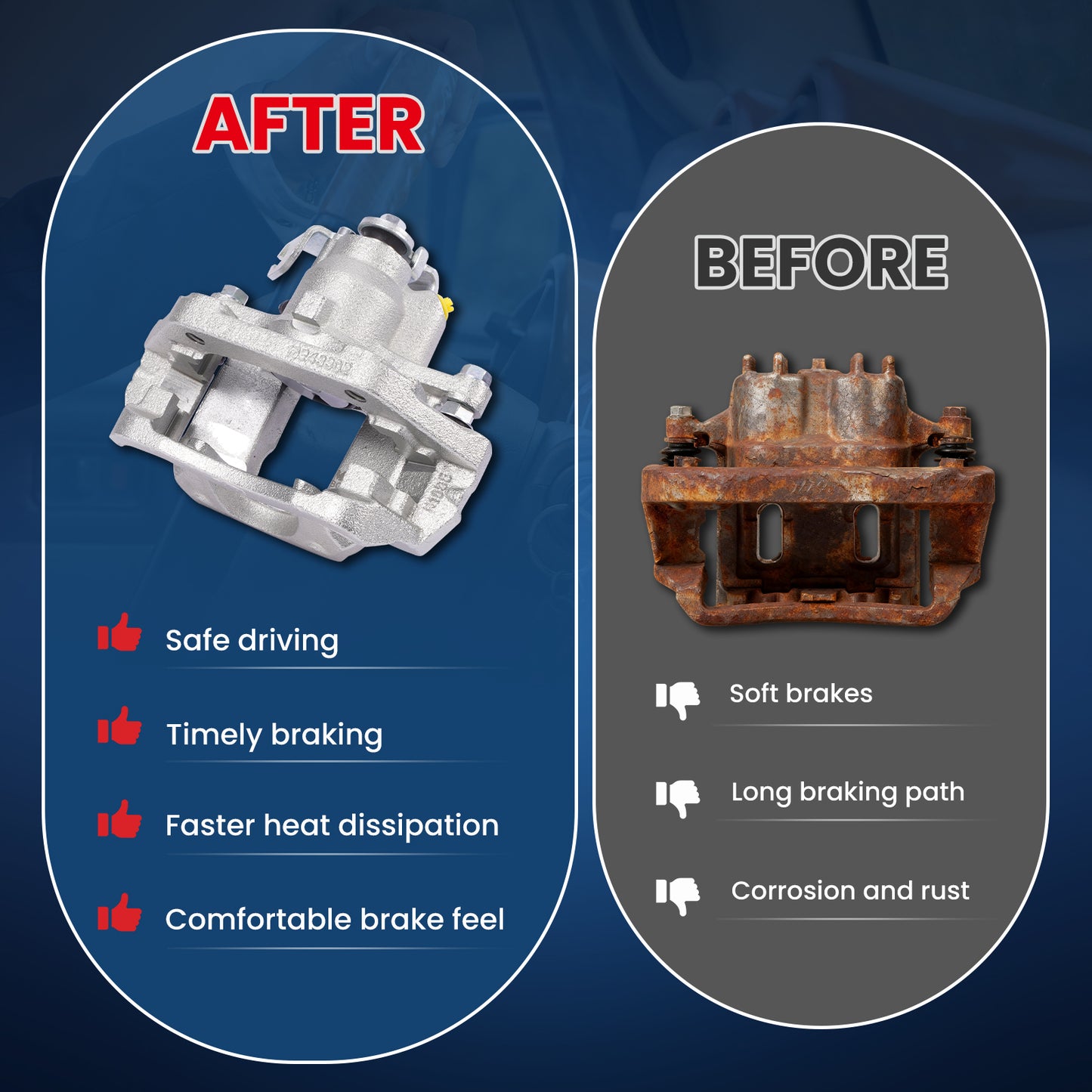 MOCA Disc Brake Calipers - BCP5262K