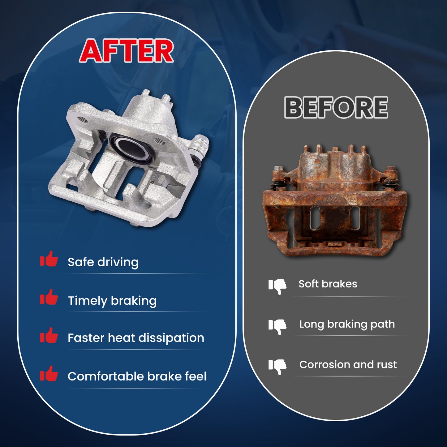 MOCA Disc Brake Calipers - BCP6886K