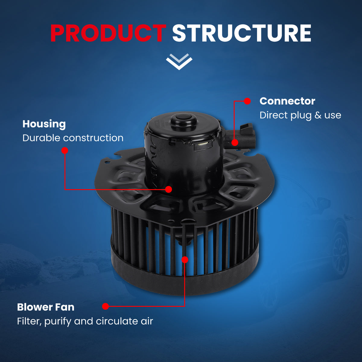 MOCA HVAC Blower Motor - BM4631