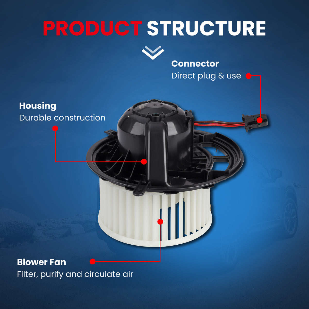 MOCA HVAC Blower Motor - BM4633
