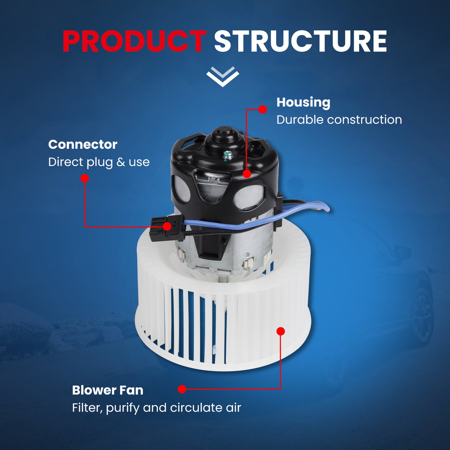MOCA HVAC Blower Motor - BM4635