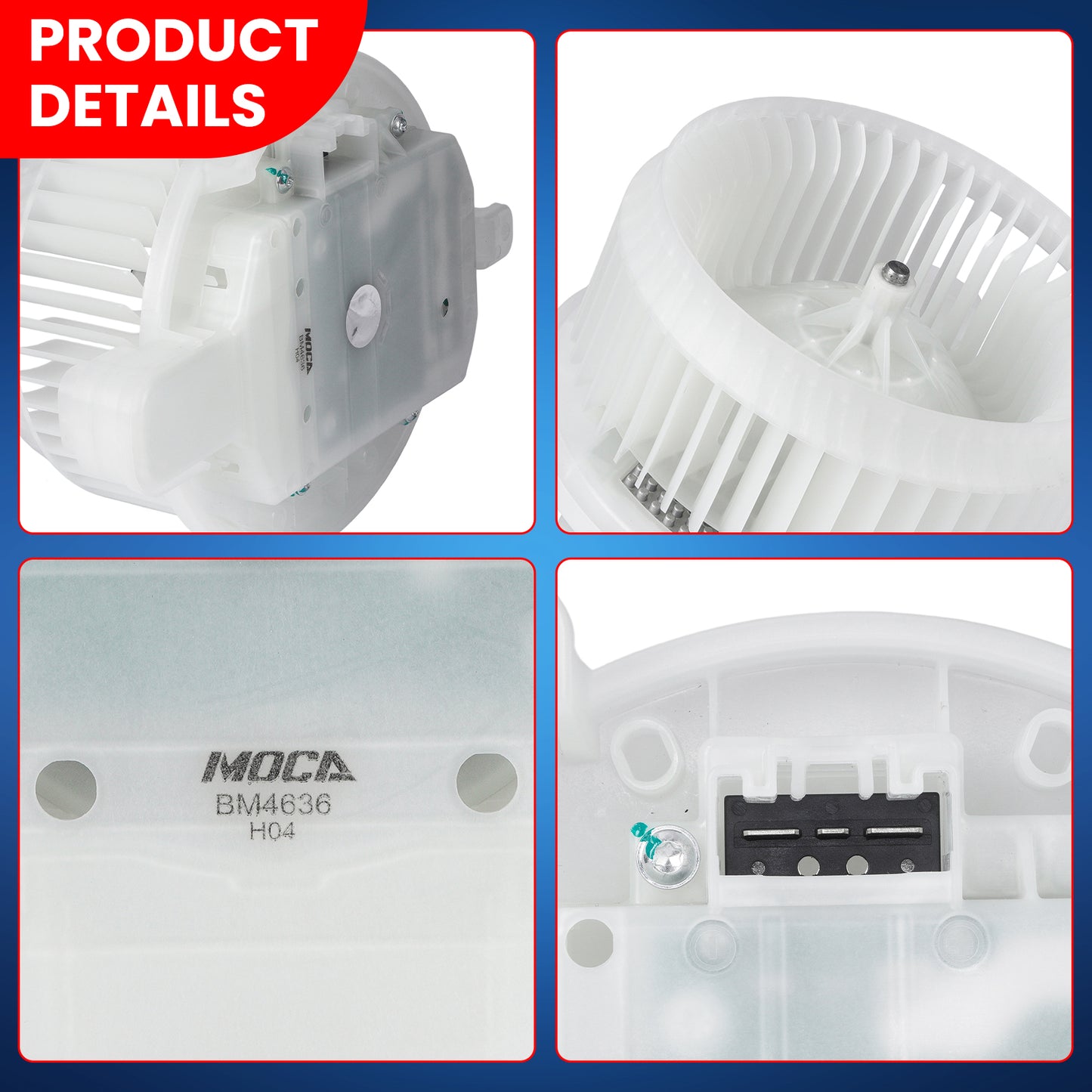 MOCA HVAC Blower Motor - BM4636